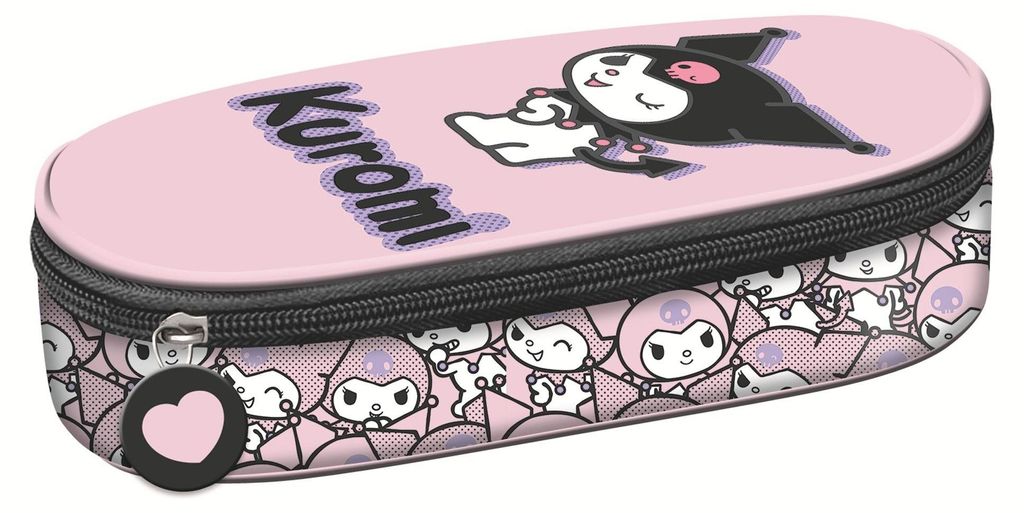 Piórnik saszetka usztywniana Kuromi Pink z klapką Obrázok produktu 