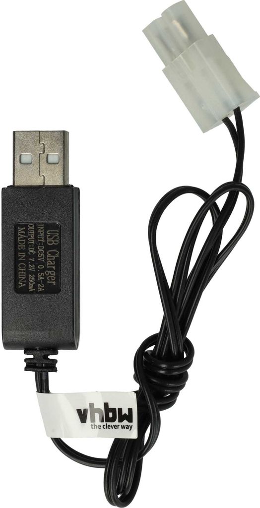 vhbw USB-Ladekabel für RC-Akkus mit Tamiya-Anschluss, Produktbild 