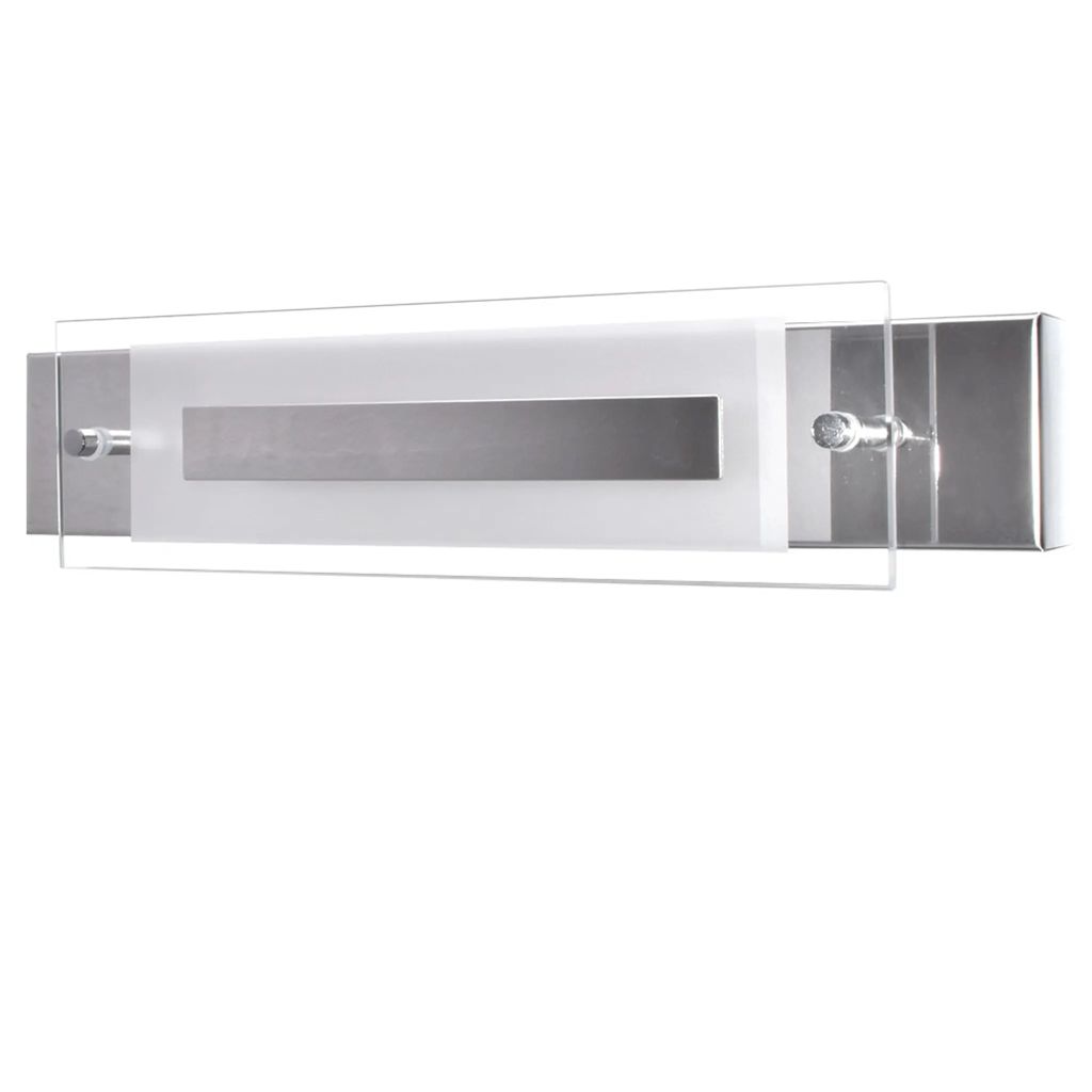 Briloner Schmale LED Badleuchte Deckenleuchte Chrom 500lm 3000K 30x7x5,5cm