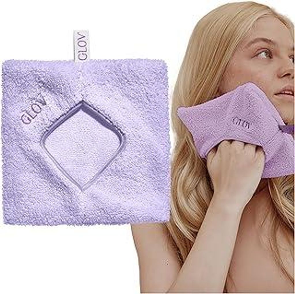 Glov Entferner Handschuh Gesichtsreinigung Handschuh Alle Ledertypen (very Berry) Effektive und mit Mikrofaser Ideal für Empfindliche Haut und Umw...