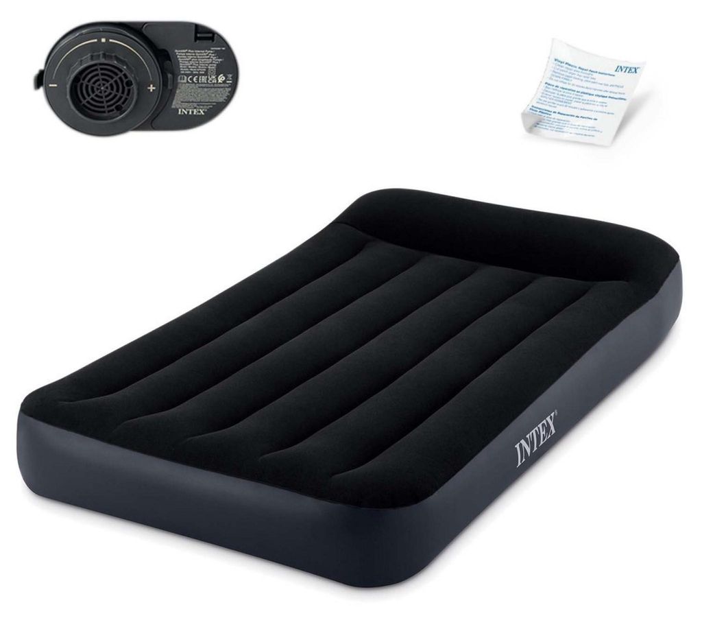 Materac dmuchany 191x99x25 cm z wbudowaną pompką Obrázek produktu 