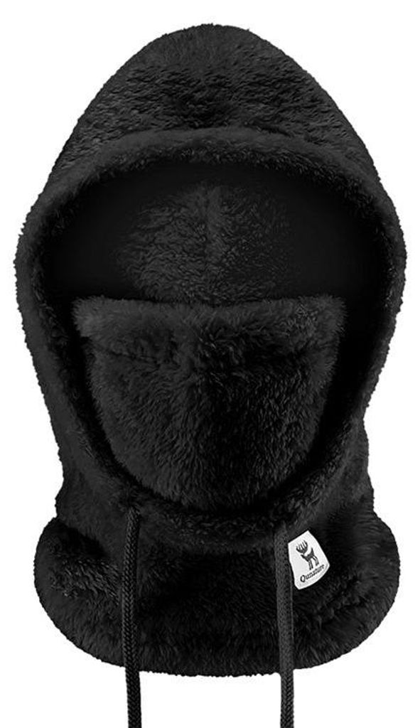 Qunature Arctic Velvet Ski-Sturmhaube, Größe L, Schwarz