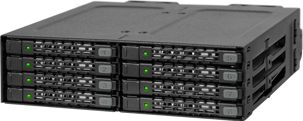 Rack métallique robuste ICY Dock MB998SP-B pour disques 2.5 - 2