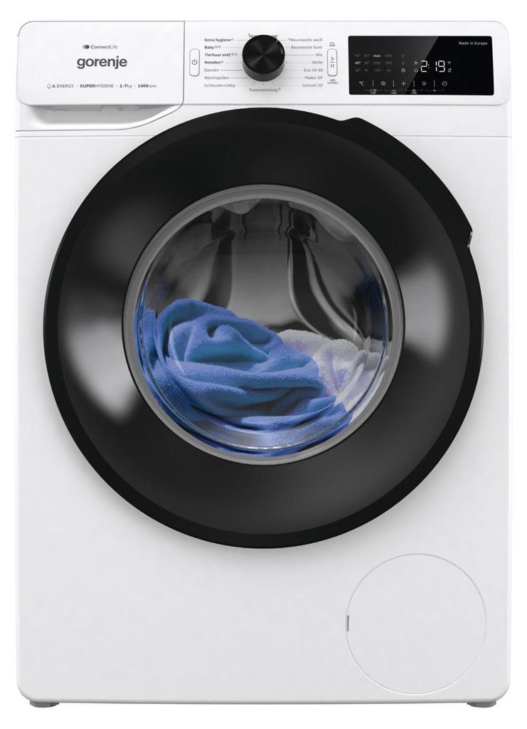 Gorenje WGPNEI74A1DTS, Predné plnenie, 7 kg, B, 76 dB, 1400 Obrázok produktu 