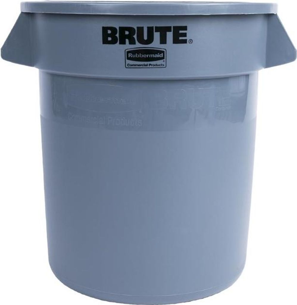 Cestino per rifiuti Rubbermaid Brute grigio da 37 litri Immagine del prodotto 