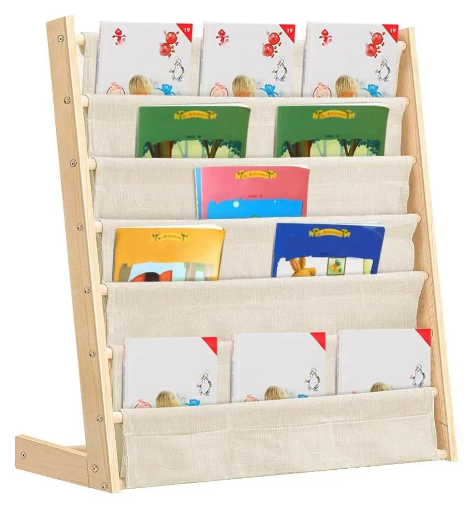 Bibliothèque basse pour chambre d'enfant - Rangement livres Montessori