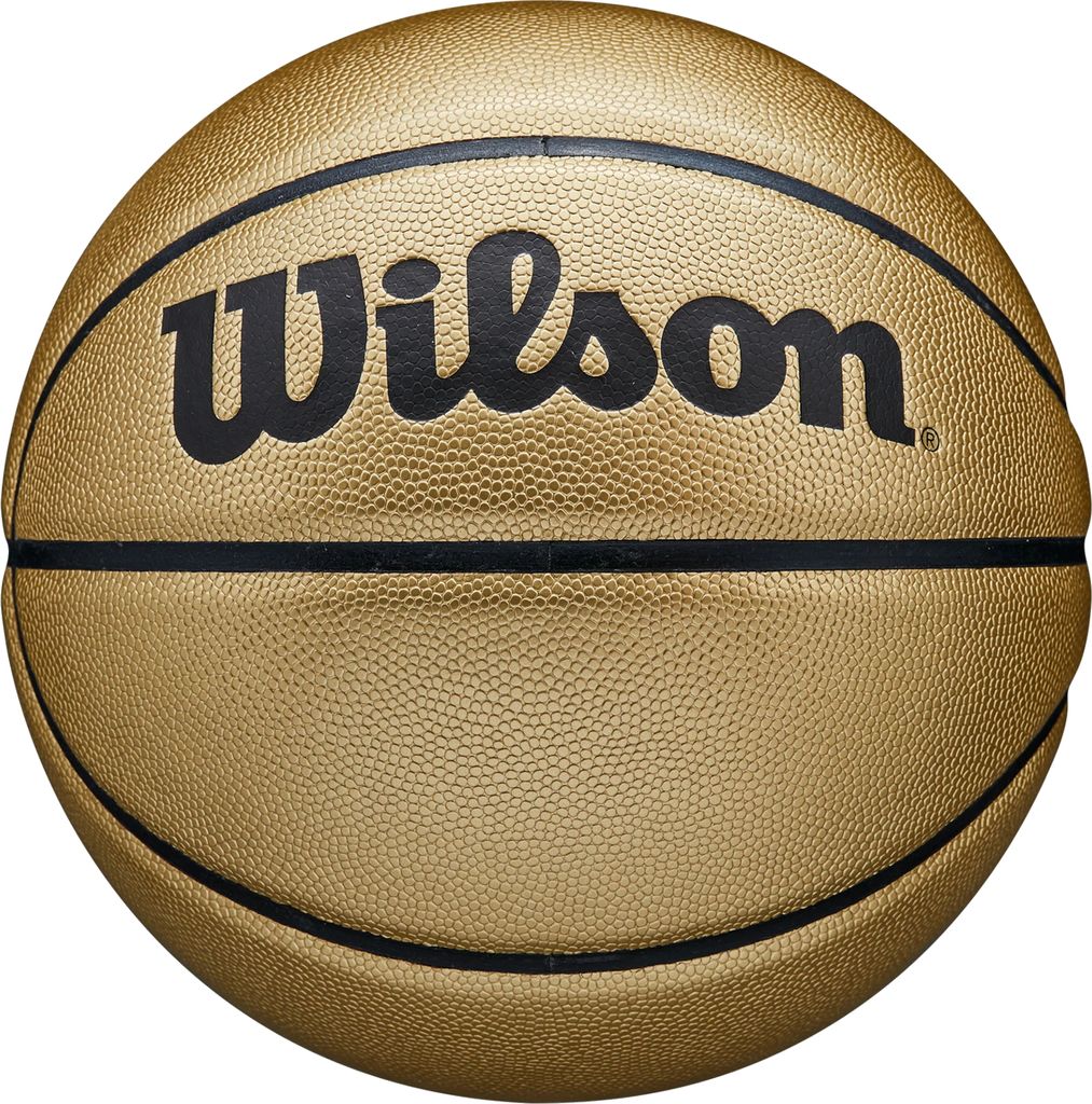 Wilson Gold Comp Ball WTB1350XB, Basketballbälle, Unisex, Gold, Größe: 7