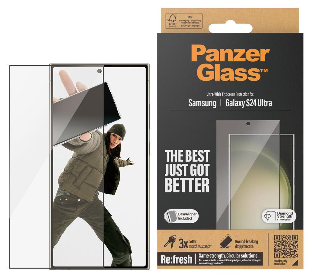 PanzerGlass ® Screen Protector Samsung Galaxy S24 Ultra | Image du produit 