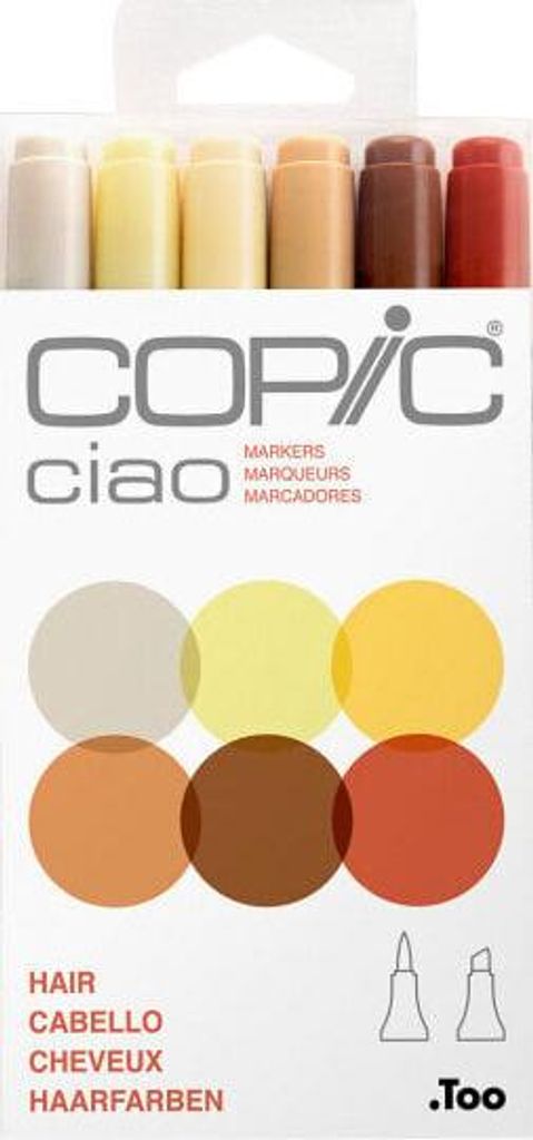 COPIC Marker ciao 6er Set "Hair"