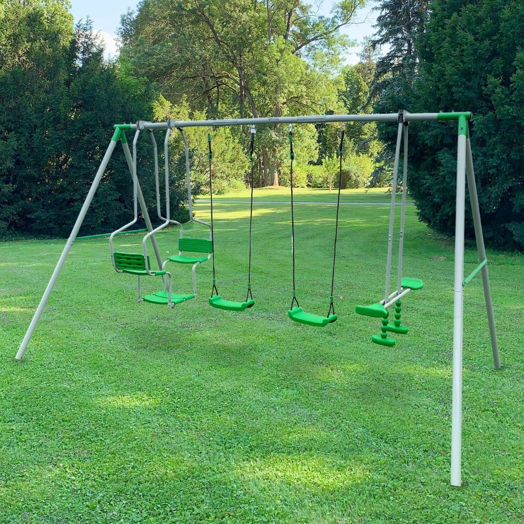 Set seggiolino per altalena / trapezio / anelli di corda