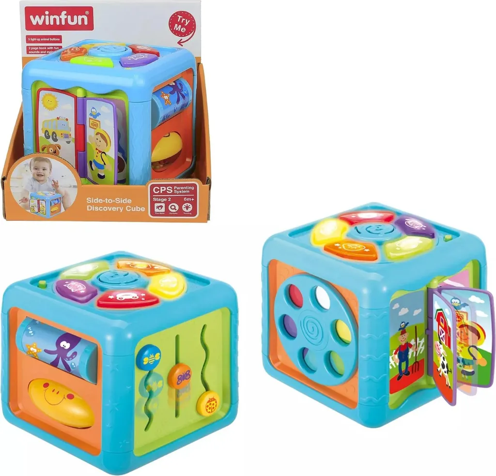 Cube de Jeu Bébé Tachan Musique et Lumière : Idéal pour l'Éveil à Soi