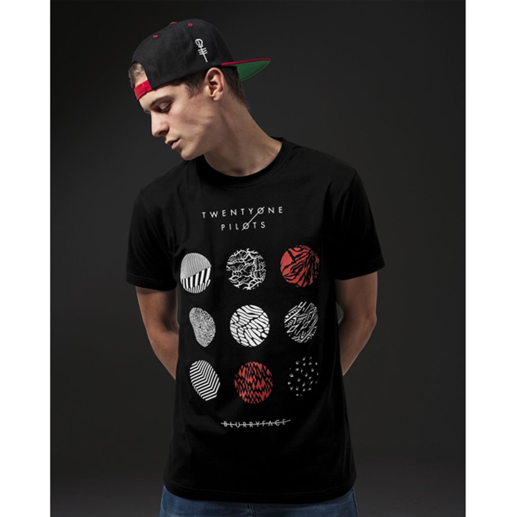 Tee-shirt Twenty One Pilots Pattern Circles Tee-shirt noir Image du produit 