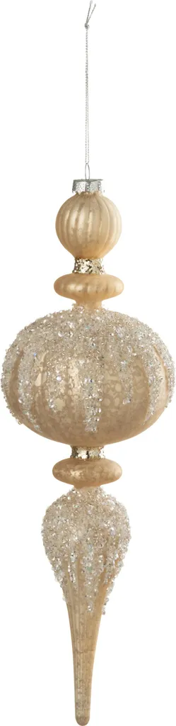 Sublimez votre Sapin avec la Goutte Noël Verre Or J-Line Anti-Ternes