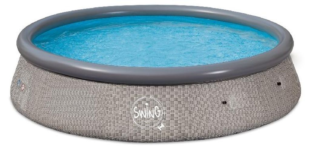 Schnellaufbau-Pool-Rattan – 3,66 m x 91 cm Produktbild 