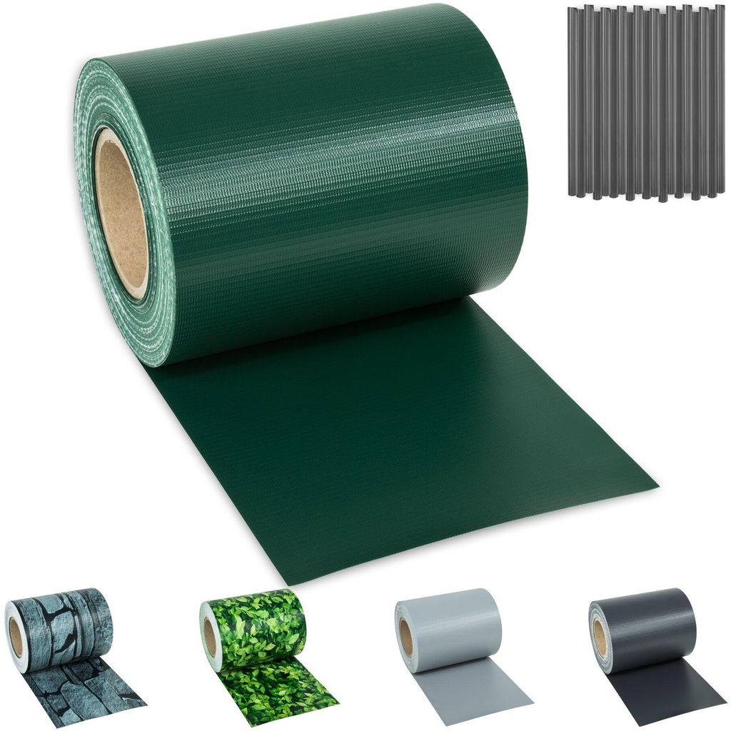 tectake® Sichtschutzstreifen für Einzelstab- und Produktbild 