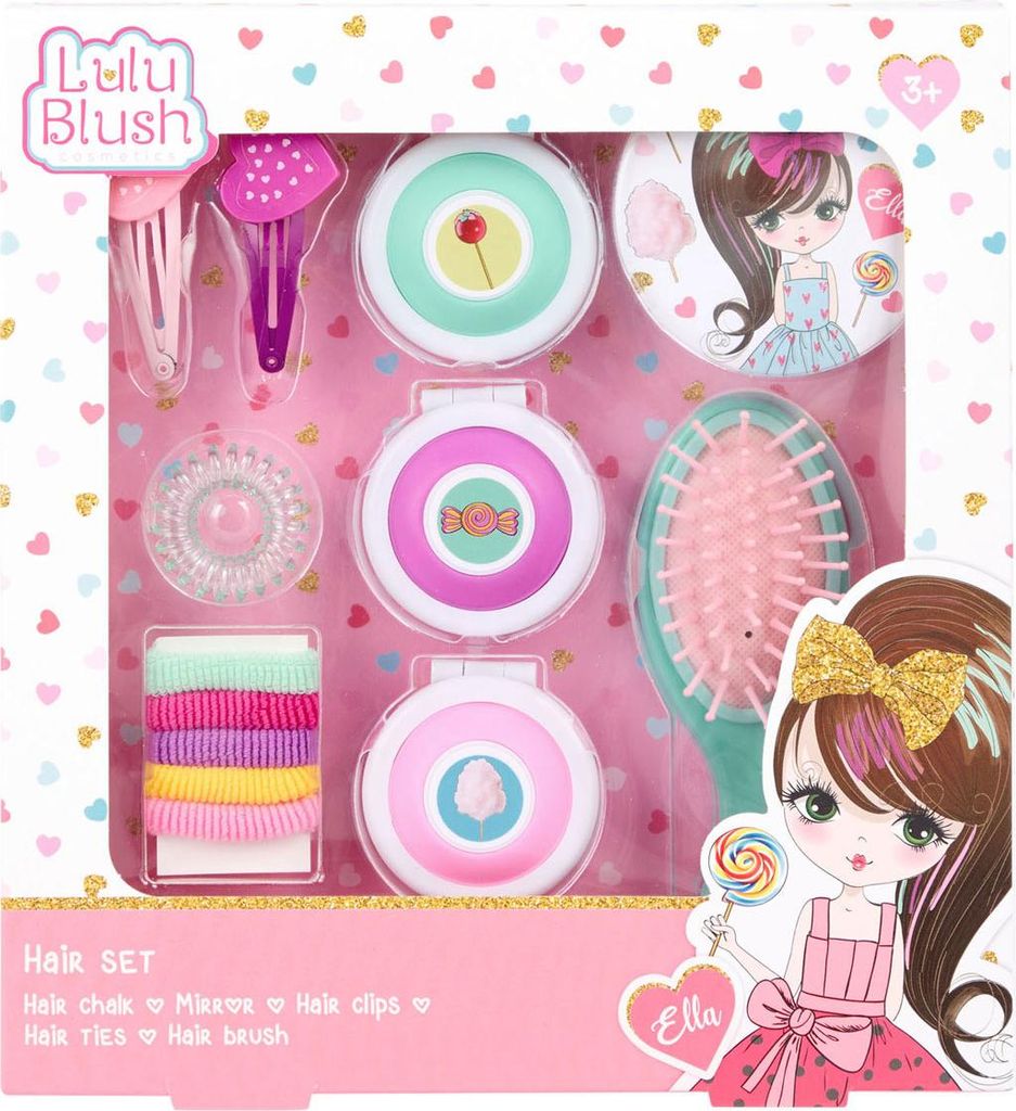 Canenco Haaraccessoire Set für Kinder - bunte Haarspangen und Zubehör
