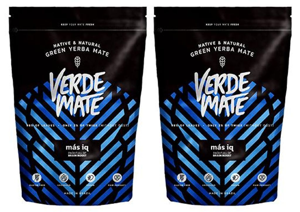 Verde Mate - Mate Tee Mas IQ 2x500g - Dicke Blätter 5mm - Produktbild 