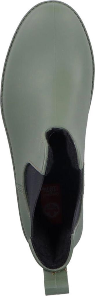 Rieker Damen Stiefelette Warmfutter Gummistiefel Stretcheinsätze matt P8260, Größe:40 EU, Farbe:Grün