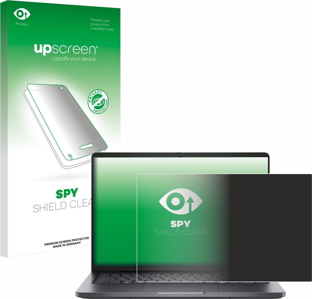 Für Dell Pro 14 PC14250 Sichtschutzfolie Schutzfolie upscreen Anti-Spy Privacy Sichtschutz Blickschutz Display Schutz Folie Blaulichtfilter