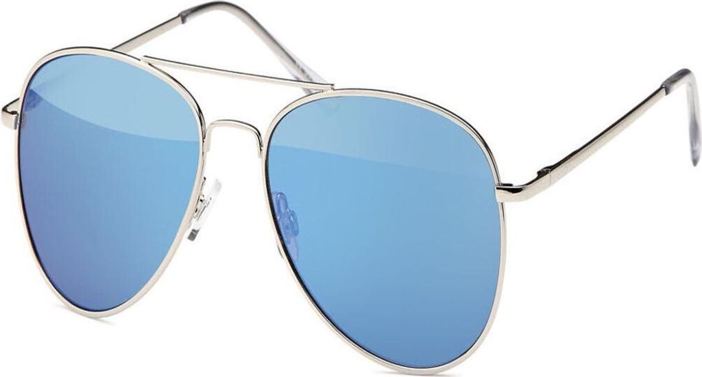 Pilotenbrille Pornobrille Sonnenbrille Fliegerbrille Herren Damen 2004 Blau