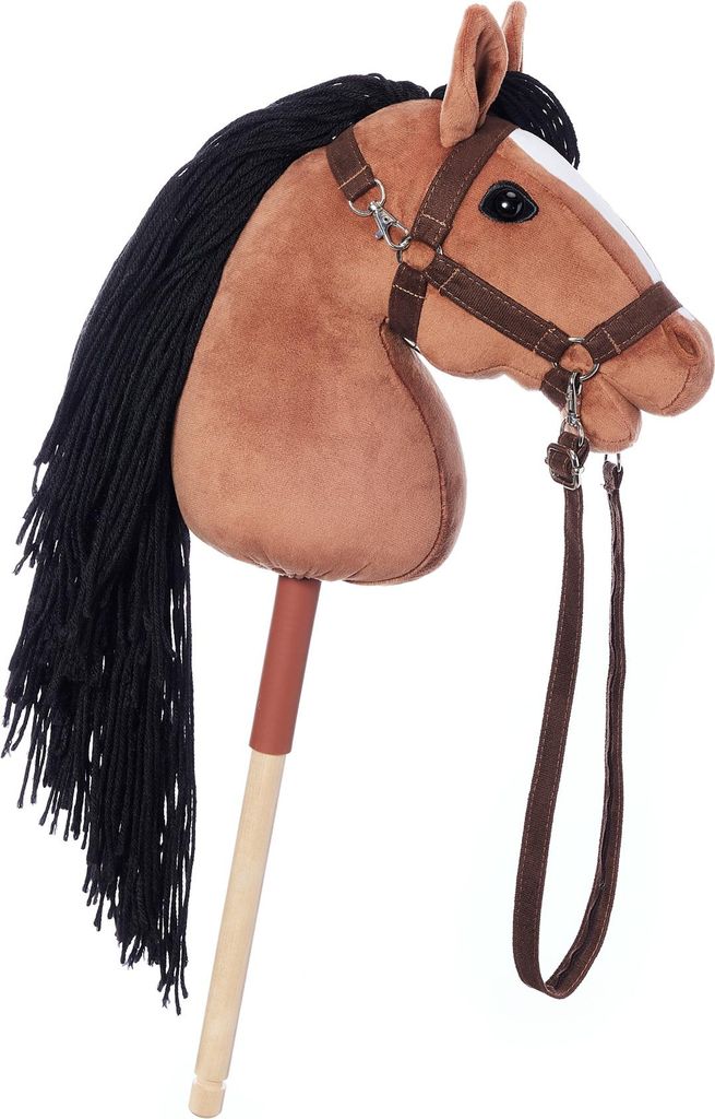 Brązowy koń na kiju HoppiHorse A3 Zdjęcie produktu 