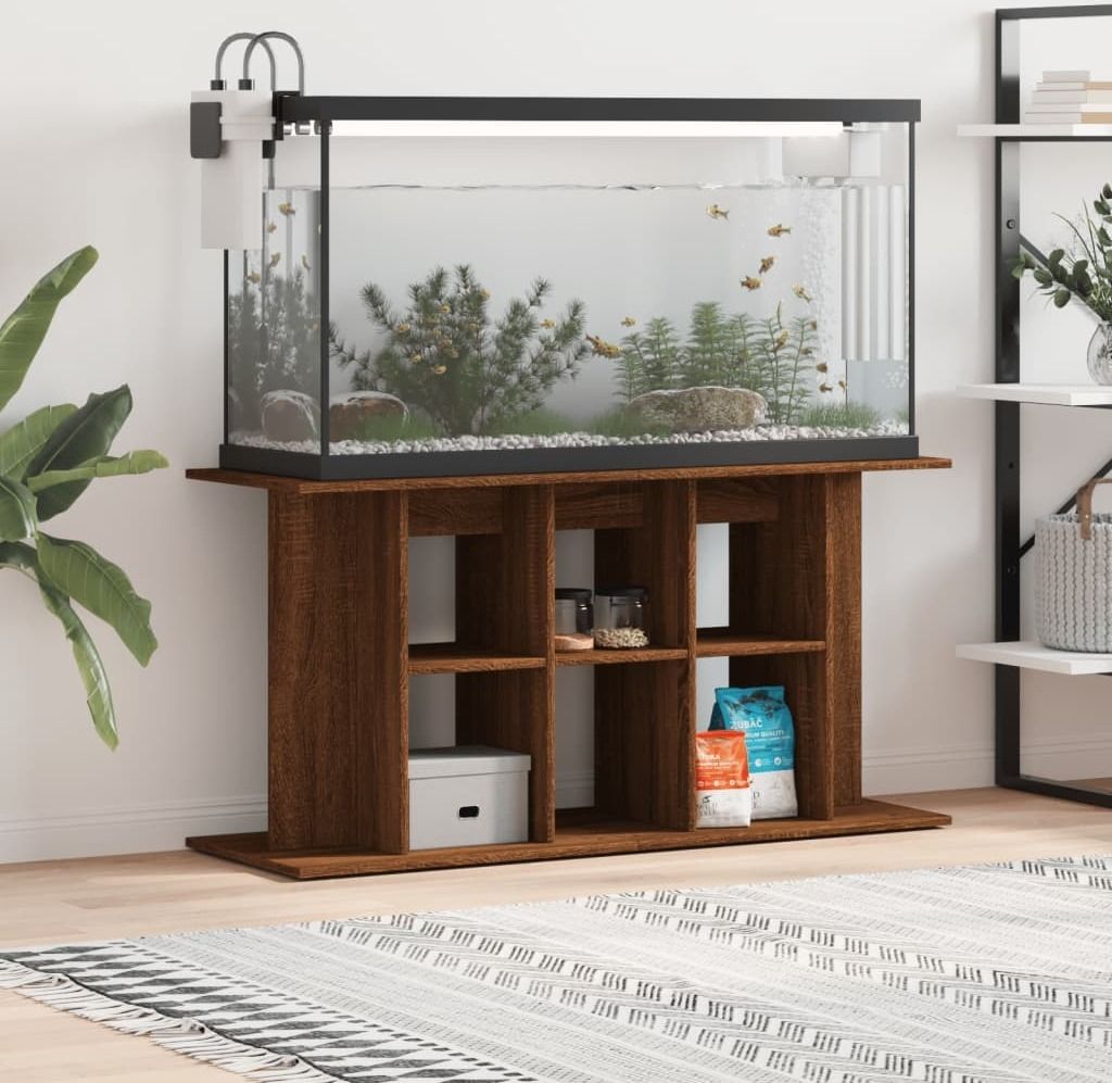 "im Angebot" Aquariumständer Braun Eichen-Optik 120x40x60 cm Holzwerkstoff - Aquarien-Deko CC22830