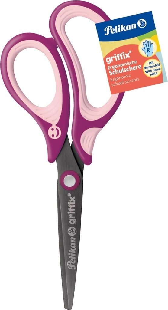Pelikan griffix Schulschere spitz Sweet Berry 150 mm Produktbild 