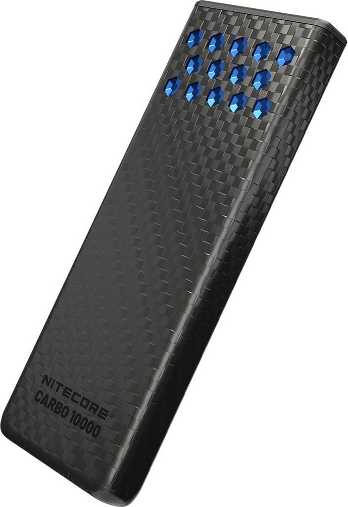 Nitecore CARBO10000G2BLU, 10000 mAh, Litowo-jonowa Zdjęcie produktu 