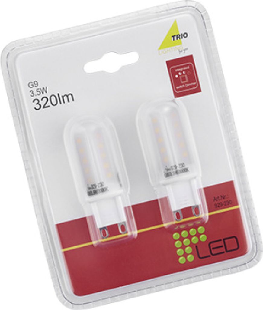 Trio G9 3.5W 929-230 2PACK LED-Kapsel, Sockel G9, 3,5 Watt, Produktbild 
