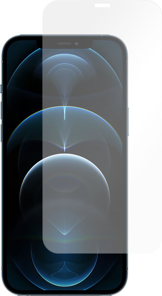 Schutzfolie Apple iPhone 12, iPhone 12 Pro - Panzerglas - Cazy - Transparant