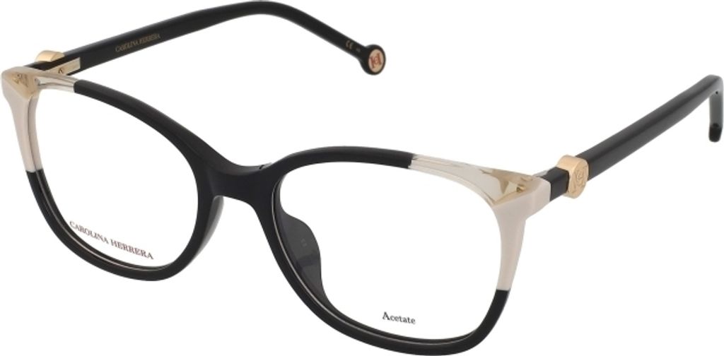 Carolina Herrera HER 0113/G 9HT BLACK IVORY 51/17/145 Damen Brillen