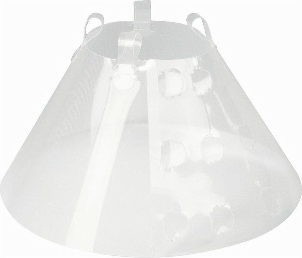 Hunde-Halskrause KVP Quick Fit Durchsichtig (39-48 cm)