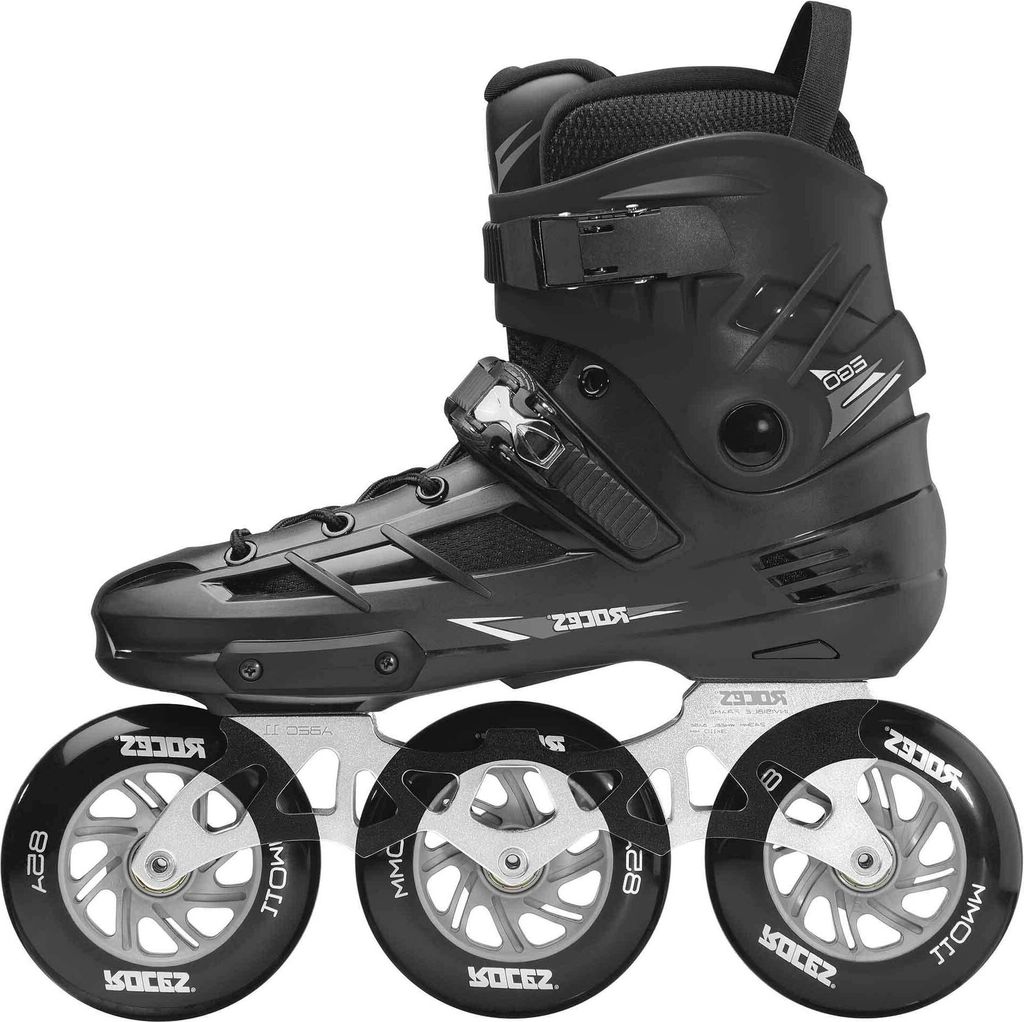 Roces EGO 3x110 TIF Inlineskates in Übergrößen Schwarz 400848 0001 große Unisexschuhe, Größe:42