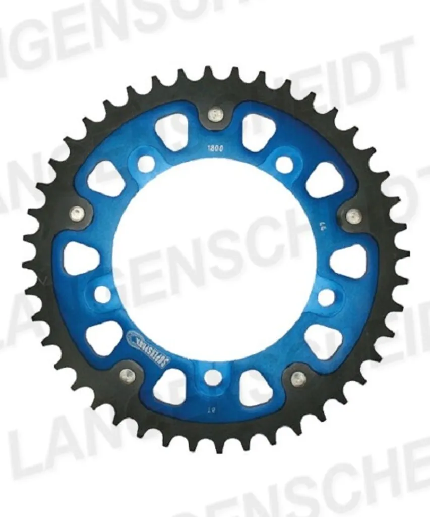 Couronne Stealth Supersprox 530 RST-1800 45 dents bleue pour moto