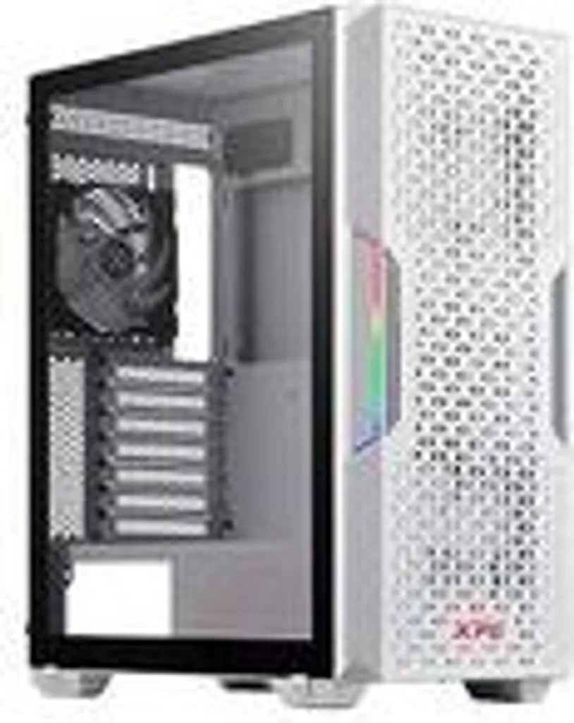 Boîtier PC ATX Adata XPG STARKER AIR blanc pour config gaming silencieuse