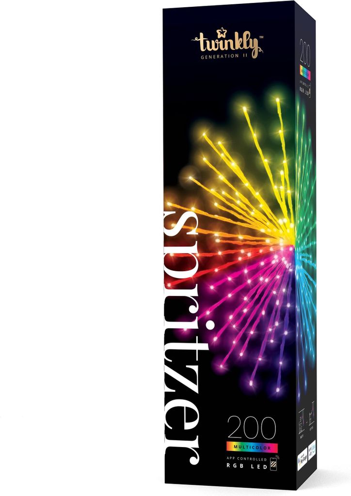 Twinkly Spritzer Multicolor 200 RGB LED Zdjęcie produktu 