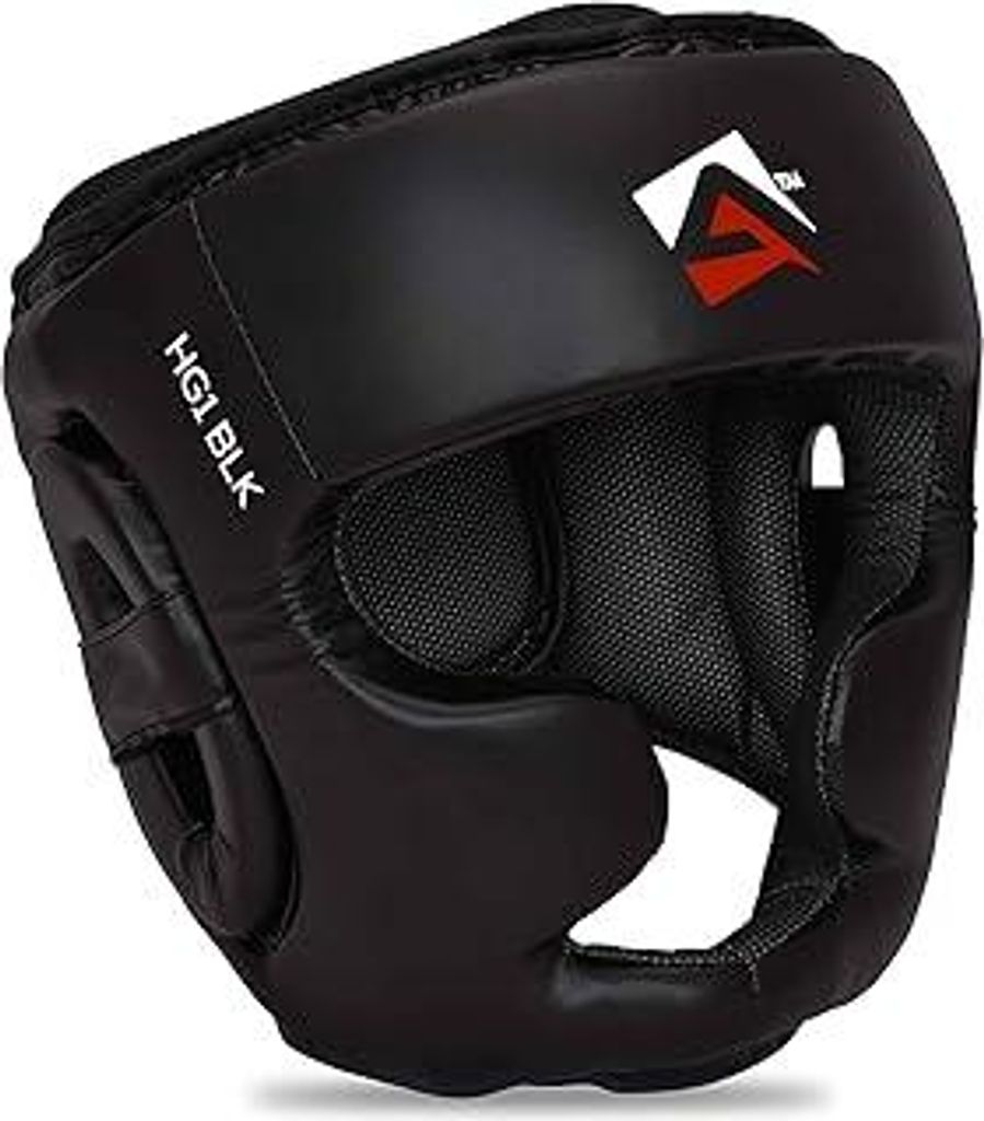 AQF Kopfschutz Boxen, CE- Boxing Gesichtsschutz, MMA Kickboxen Kampfsport Helm, Muay Thai Schutzhelm, Box Training Headgear Schoner, Boxhelm Für T...