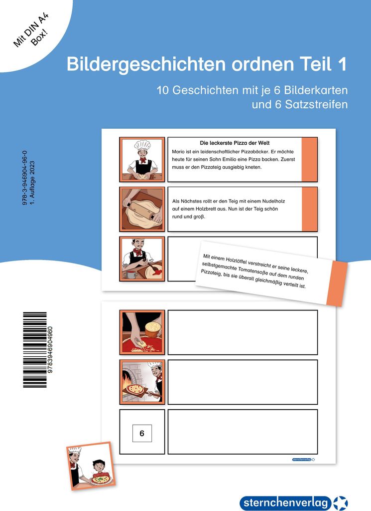 Bildergeschichten ordnen - Teil 1 Schülerarbeitsmaterial für die 2. bis 3. Klasse