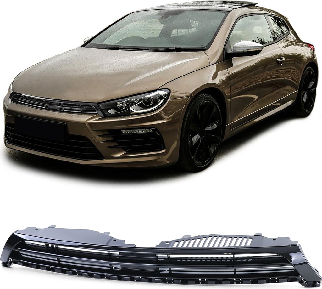 Griglia del radiatore griglia sportiva per VW Scirocco III Immagine del prodotto 