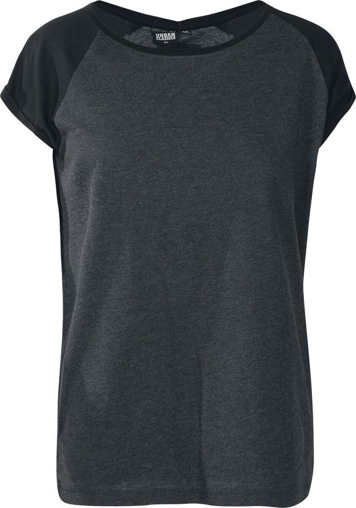 Urban Classics T-Shirt Damen Ladies Contrast Raglan Tee Produktbild 