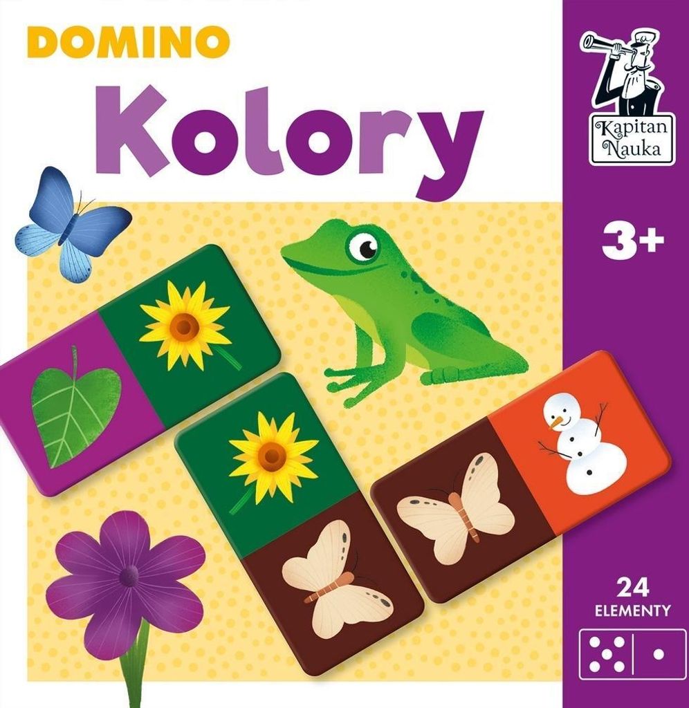 Pädagogisches Domino Spiel zum Farbenlernen für Kleinkinder und Kinder