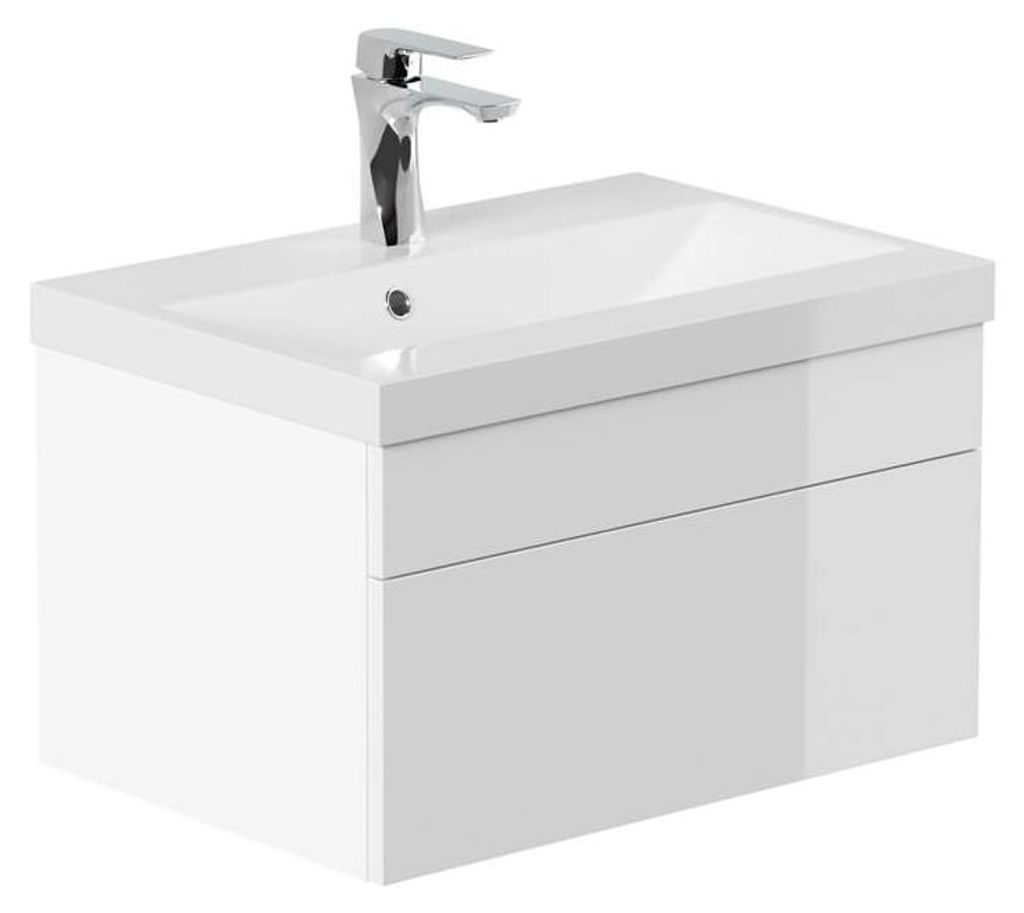 HOME DELUXE - Badmöbel-Set - WANGEROOGE weiß - Small - Produktbild 
