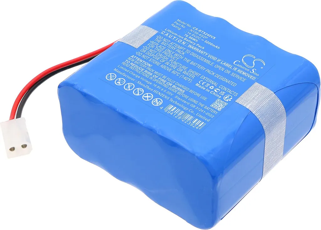 Batterie Li-ion N139-4S2P pour Tefal X-Plorer 240 AI haute capacité 14.4V