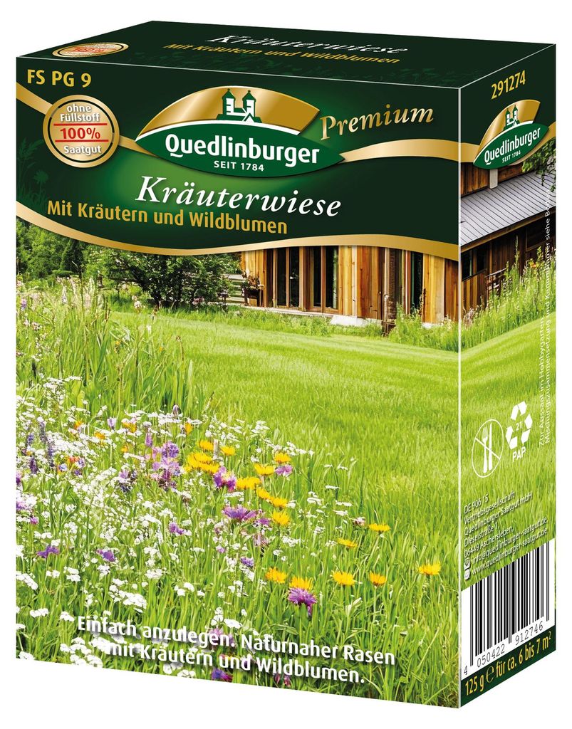 Artikelbild 2 von 'FS Kräuterwiese mit Rasen (125 g)' aus der Kategorie Rasensamen