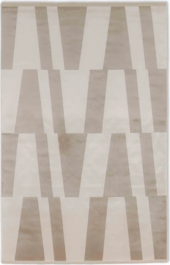 Tapis de salon MAGIC Beige 80x150 cm, solution déco anti-glisse et doux