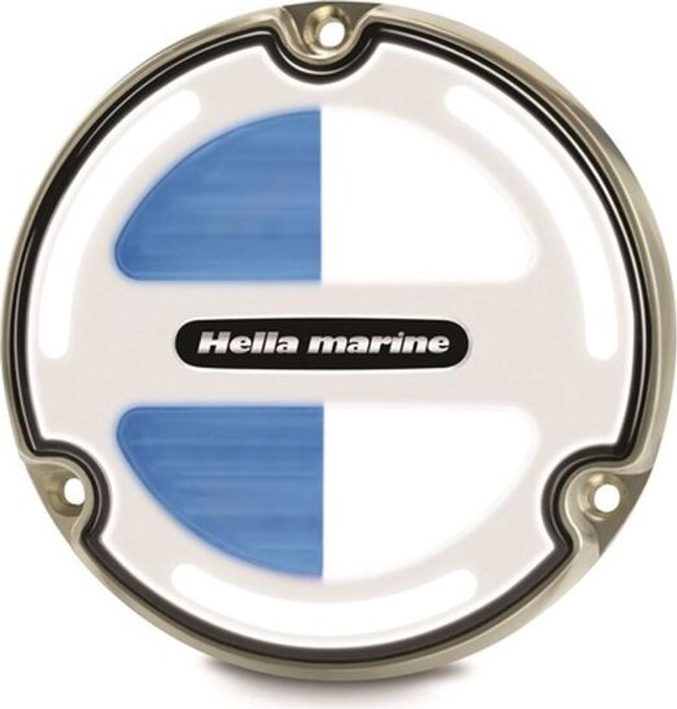Unterwasserleuchte Bronzegehäuse 6000 Lumen HELLA MARINE Expertise für Boote