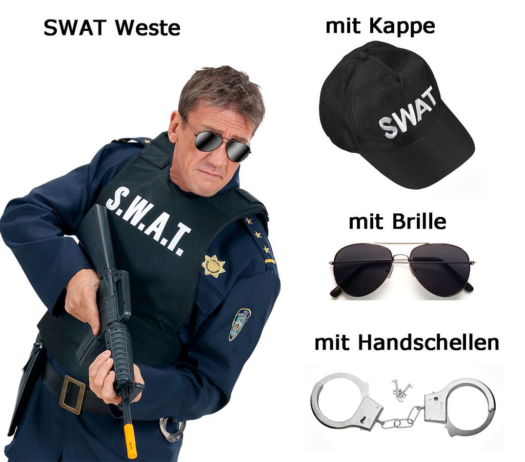 S.W.A.T. Polizei Weste für Kinder