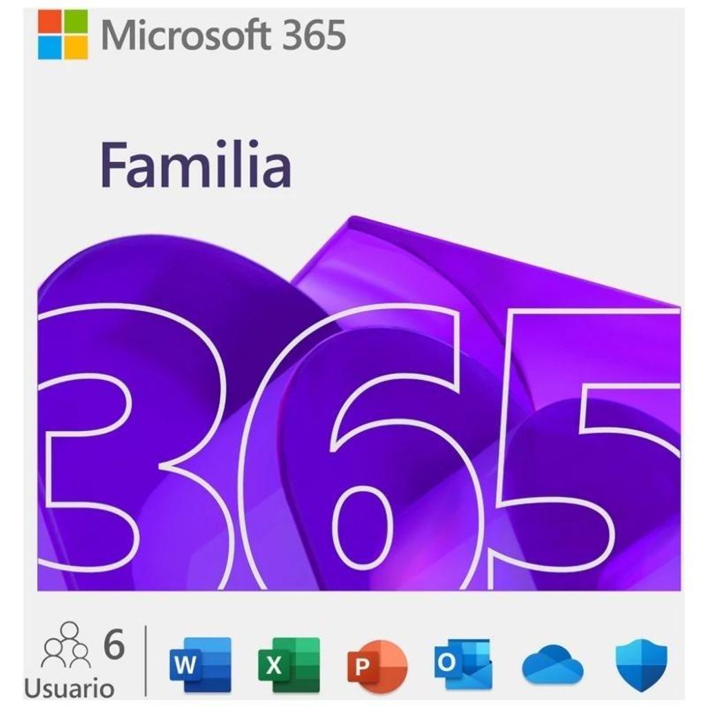 Microsoft 365 Familia 1 año ESD Imagen del producto 