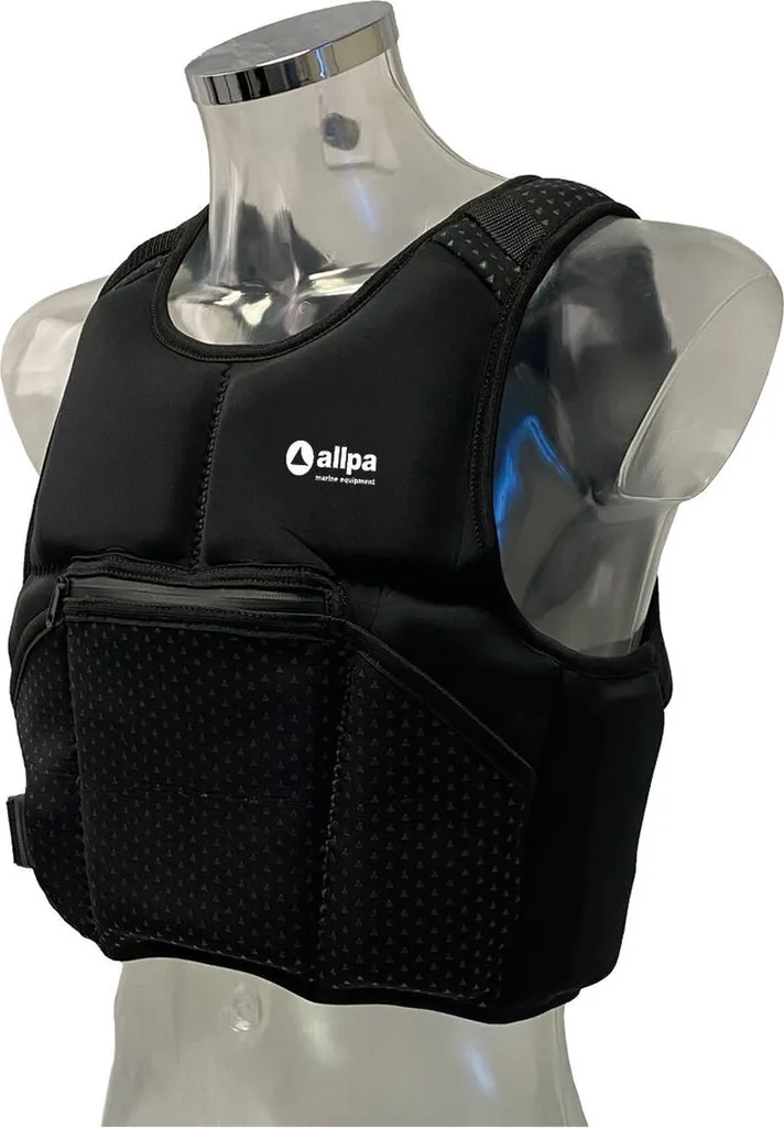 Gilet de sauvetage pour wakeboard et voile Dutch Impact ajustable Noir