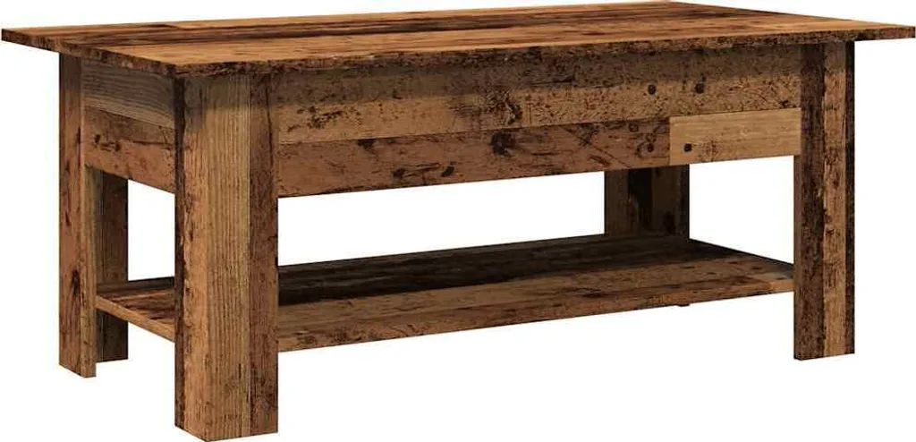 Tavolino Salotto vidaXL Vintage Legno Vecchio 102x55x42 - Elegante
